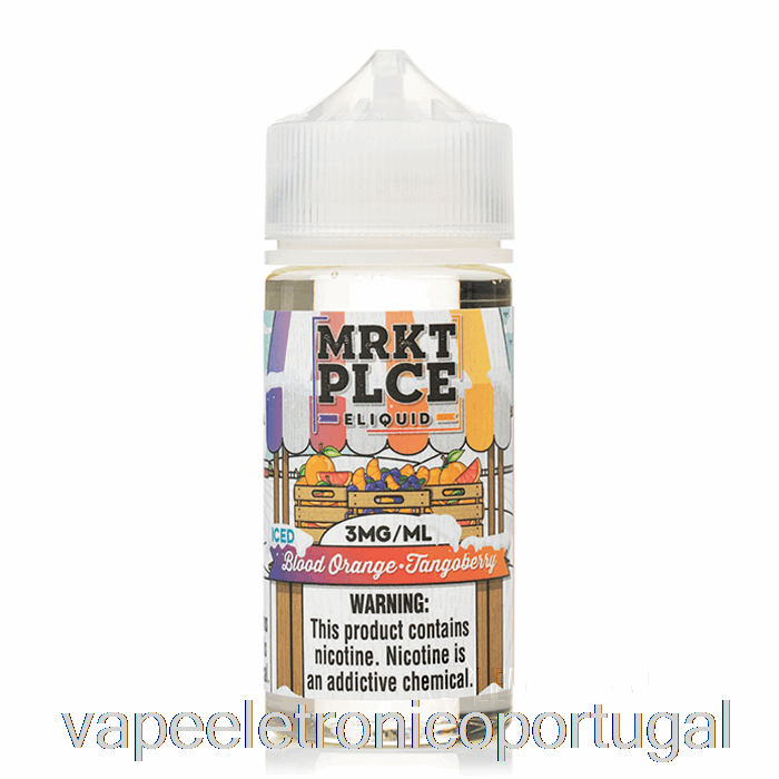 Vape Eletrônico Ice Orange Tangoberry - Mrkt Plce - 100ml 6mg